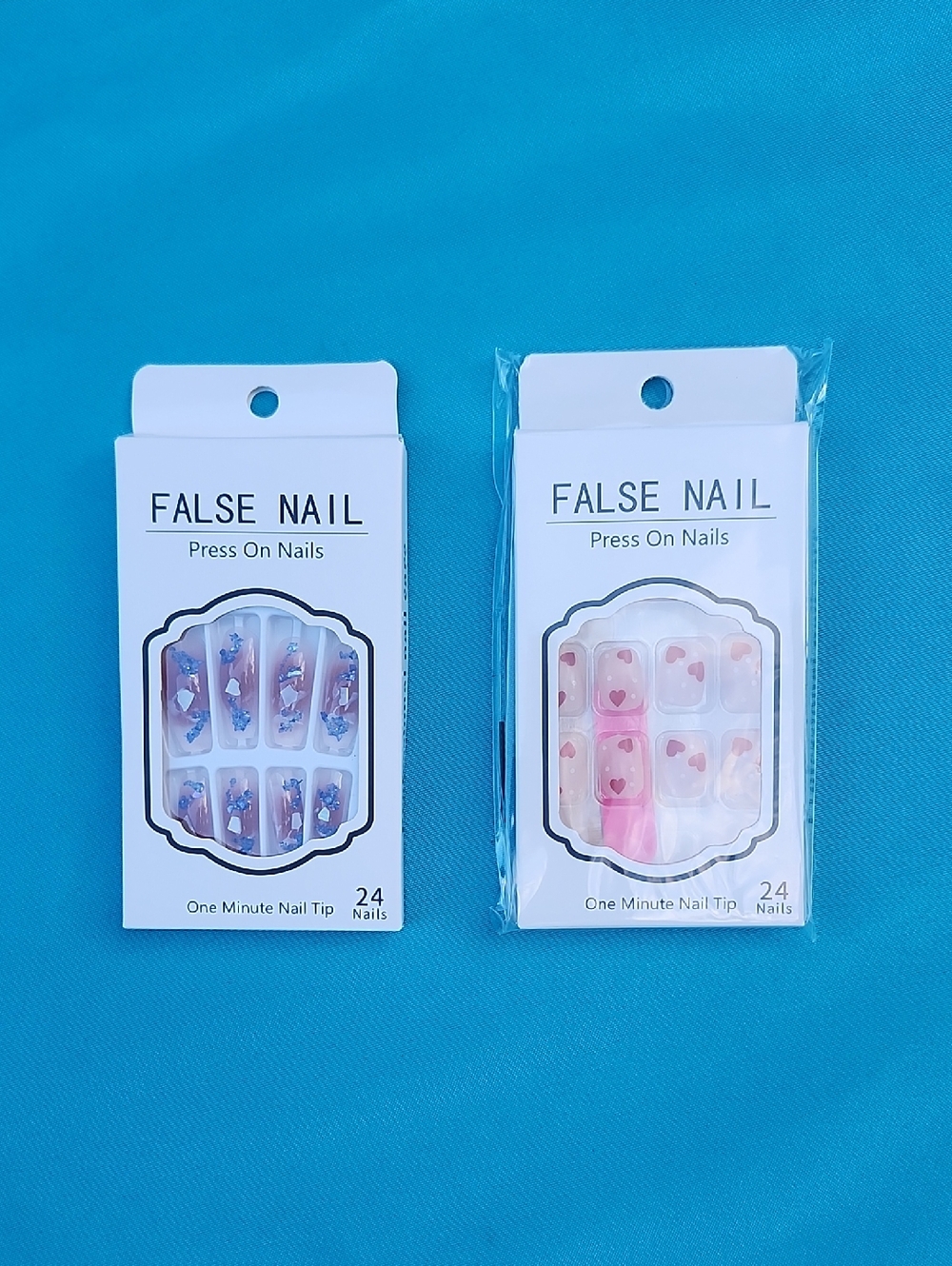 Women's False Press On NAIL Kits NWT 24 EACH SET